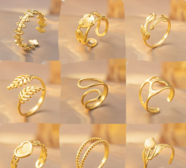 Open Adjustable Ring Retro