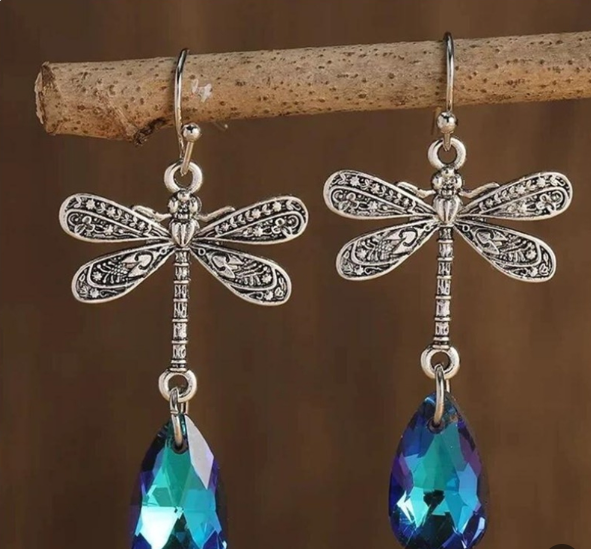 Dark Night Engraved Dragonfly